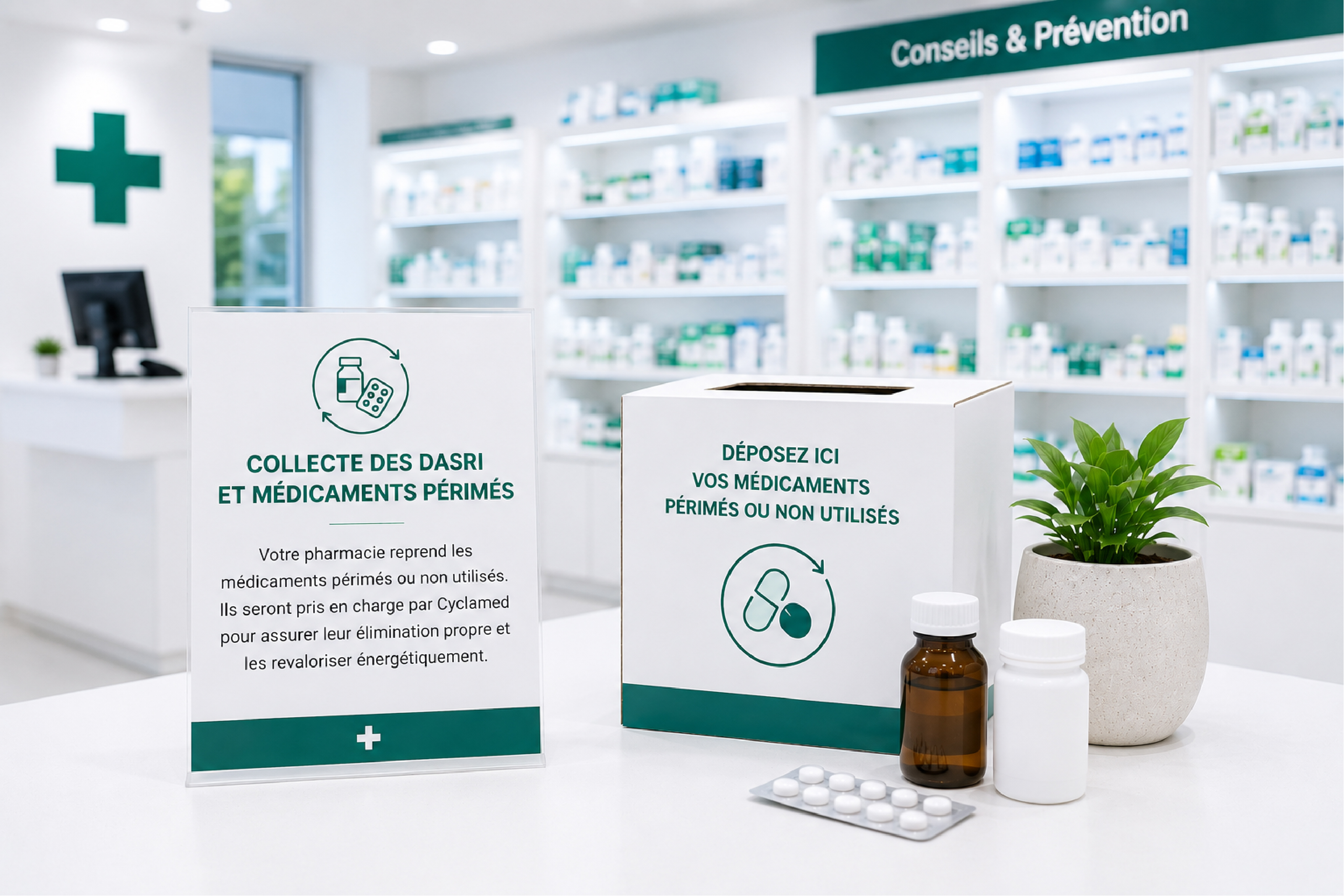 Collecte des DASRI et Médicaments Périmés