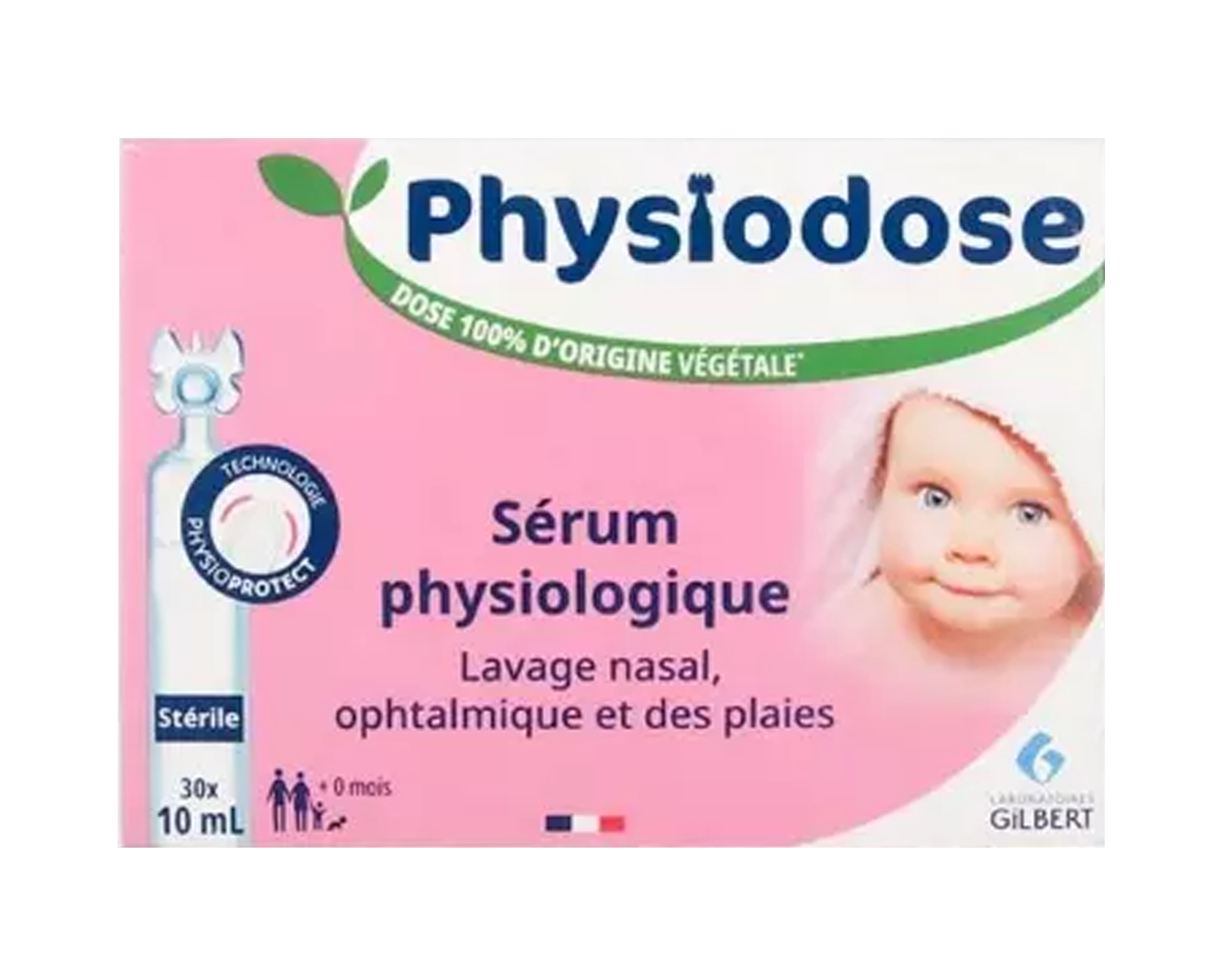 Sérum physiologique stérile unidoses végétales